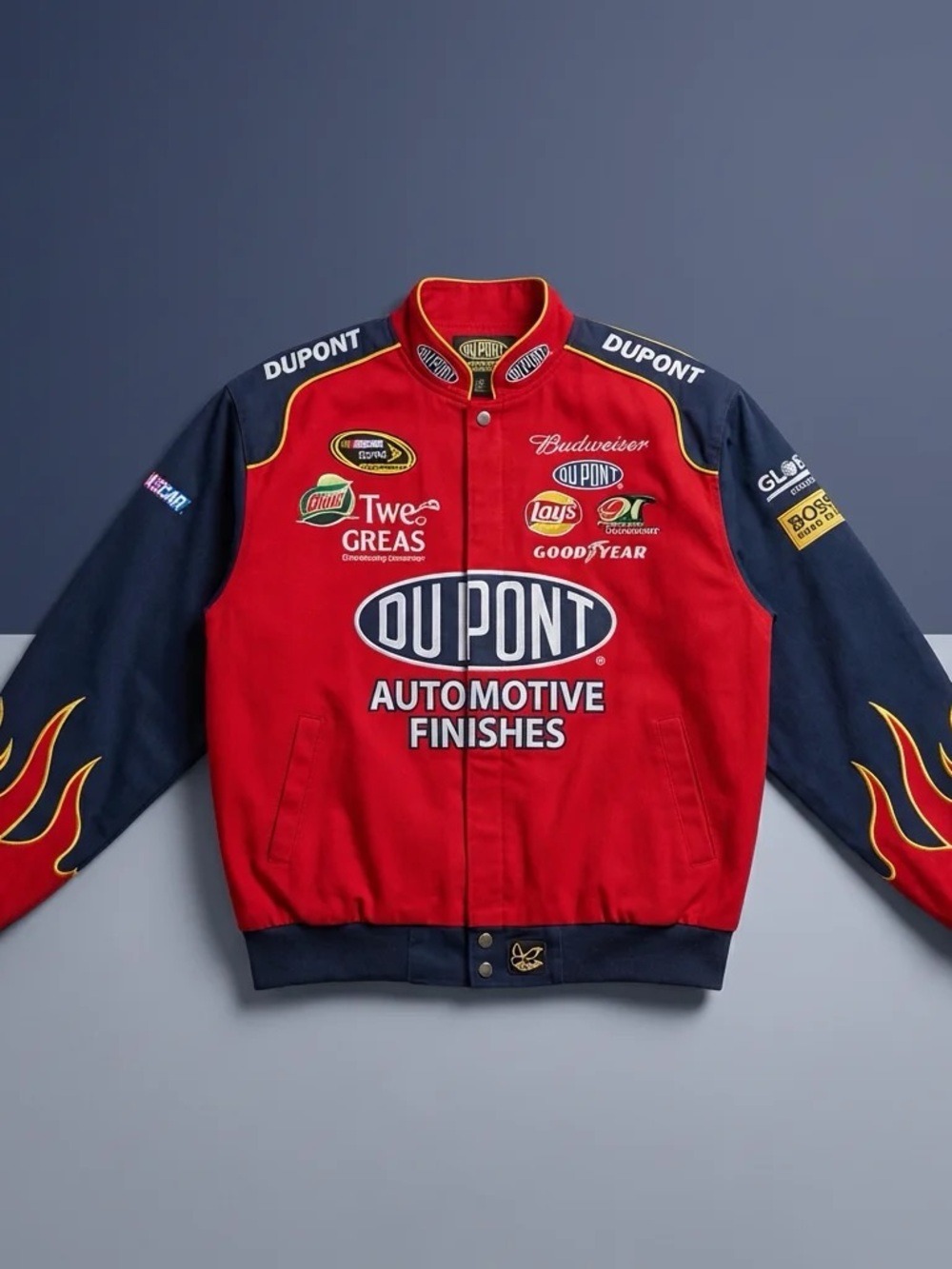 DuPont Racing Jacket Red Flame NASCAR